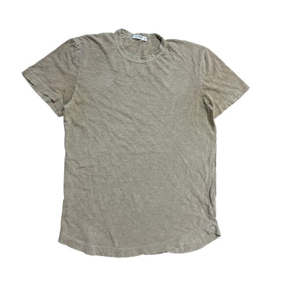 Buck Mason Slub Cotton Curved Hem Crew T Shirt Men's XS Minimalist - Picture 1 of 10